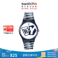 斯沃琪【Swatch X VERDY】斯沃琪聯(lián)名款瑞士手表時尚潮流男女表畢業(yè)禮物 WASTED YOUTH SO29Z141