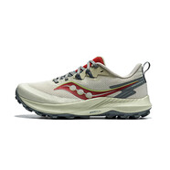 索康尼（SAUCONY）游隼14男情侶戶外越野舒適跑鞋徒步鞋運動鞋跑山鞋 卡基紅男款 40.5