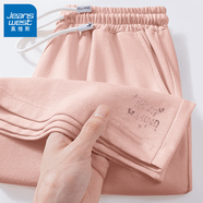 JEANSWEST Z+真維斯超好看粉色運動(dòng)短褲女士夏季外穿2025新款休閑夏天五分褲X 皮粉心靈粉K前左下 S 【建議80-100斤】
