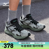 美津濃（MIZUNO）男女跑步運動(dòng)鞋 緩震透氣 網(wǎng)面拼接 反光標識 RACER S
