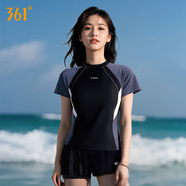 361°游泳衣女防曬分體微胖女孩泳裝保守遮肉顯瘦溫泉泳裝沙灘透氣快干
