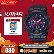 卡西歐（CASIO）手表女BABY-G運動電子學生日韓表送女友禮物BA-110XTM-1A
