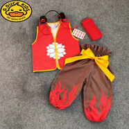 G.DUCKKIDS 六一兒童節(jié)服裝哪吒衣服哪吒魔童降世同款動漫cos全套男女童哪咤 無扣六件套 120 適合身高110-120cm年齡6-7歲