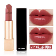 香奈兒（Chanel）魅力絲絨口紅唇膏啞光口紅63裸色粉色生日送女友女生禮物 炫亮口紅#211蜜豆紅茶