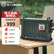 貓王靈感 SR1零重力藍(lán)牙音響妙播收音機(jī)戶外便攜式潮高端禮物 SR1【阿基米德】