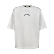 PALM ANGELS男士短袖T恤PalmAngelsLogo透氣舒適休閑運(yùn)動(dòng)衫 白色 均碼 |S