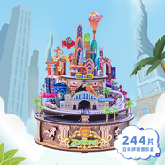 迪士尼（Disney）瘋狂動物城金屬拼裝音樂盒兒童3D立體拼圖玩具家居裝飾YM-L171