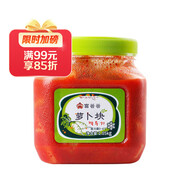 富爸爸蘿卜塊 1050g/瓶  韓式泡菜手工制作傳統(tǒng)酸脆蘿卜下飯菜 