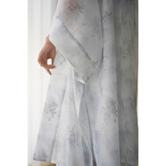 楓顧藍(lán)宋制三裥裙?jié)h服【草木之心】若蘭兮長(zhǎng)干寺日?？畲合脑匕俚柜?白色長(zhǎng)干寺 化纖鋁   S