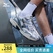 美津濃（MIZUNO）【SPEED 2K】千禧復(fù)古跑鞋男女同款運(yùn)動(dòng)鞋緩震舒適透氣跑步鞋 21/幻銀色 42 (270mm)