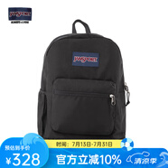 JANSPORT杰斯伯書(shū)包輕便雙肩包男女旅行包簡(jiǎn)約背包電腦包學(xué)生校園 7ZNZ008爵士黑-隔層+側(cè)袋+厚底
