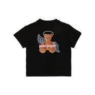 PALM ANGELS男士短袖棉質(zhì)透氣舒適休閑T恤 黑色 均碼 |8XL