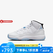 耐克AJ11籃球鞋青少年系列Air Jordan 11 Retro GS AJ11傳奇藍(lán)運(yùn)動(dòng)鞋 378038-104 35.5