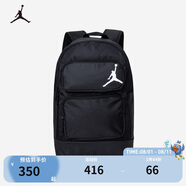 耐克（NIKE）兒童雙肩包JORDAN男女童背包書(shū)包 正黑色 48*31*15cm 