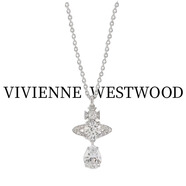 VVIENNE WESTLOCK【專柜正品】順豐包郵薇薇安西太后經(jīng)典土星項鏈單鉆鑲鉆星球禮物 銀色人魚淚項鏈