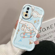 噠尚適用于vivoX27手機殼可愛(ài)卡通三鷗插畫(huà)新款奶油紋硅膠軟套全包防摔 【滑板玉桂狗】 vivo X27