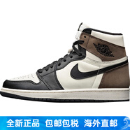 耐克（NIKE）AIR  1 AJ1 小倒鉤 黑摩卡 小TS黑棕腳趾 555088-105 小倒鉤555088-105 （現貨） 40.5