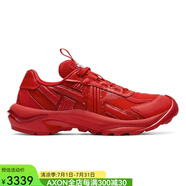 Onitsuka Tiger鬼?；⒛信懿叫蓍e運動鞋春夏透氣新品TIGTRAIL RS越野跑鞋 RED/CLASSIC RED紅色 36 (225mm)