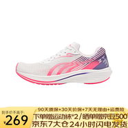 多威征途3代碳板跑步鞋學(xué)生體測訓練專(zhuān)業(yè)跑鞋男女馬拉松運動(dòng)鞋 白/粉/紫 MR34222C 41