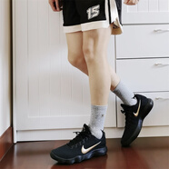 耐克（NIKE）Hyperdunk 2017 Low 黑白 低幫防滑耐磨緩震實(shí)戰(zhàn)休閑運(yùn)動(dòng)籃球鞋 IH0634-070黑金 40 (250mm)