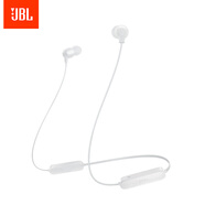 JBL TUNE 135BT藍(lán)牙無線耳機(jī) 頸掛式運(yùn)動(dòng)耳機(jī) 無線立體聲耳機(jī) 白色