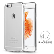 綠磁15感13玫瑰金12mini適用iphone66s手機(jī)殼7蘋(píng)果6plus8透明電鍍14pr 銀色 iPhone12mini