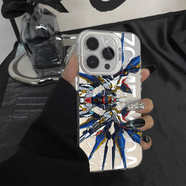 班美蘿蘋果14plus適用華為NOVA13彩銀12ProMax高級感高達(dá)iPhone16手機(jī)殼 高級感高達(dá)DW65元?dú)鈿ゃy白 iPhone6s