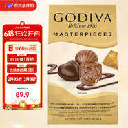 歌帝梵（GODIVA）原裝進(jìn)口夾心混合黑巧克力經(jīng)典什錦巧克力422g/袋零食生日禮物