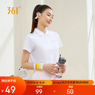 361°短袖女春夏季運動t恤速干衣polo衫跑步健身休閑瑜伽662424130H-1