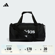 adidas運(yùn)動健身便攜斜挎手拎包男女新款阿迪達(dá)斯官方   黑色/白色   NS