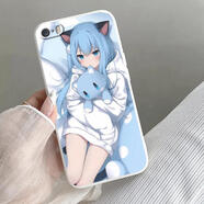 栗好嘉適用蘋果5s/se手機(jī)殼iphone五se可愛男女iPhone5s手機(jī)套ip5全包軟膠pg閨蜜蘿莉A1723保護(hù)套A1530情 甘城貓羽霖TE0012古董白 iphone5