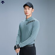 DESCENTE GOLF 迪桑特高爾夫PRO系列 男子長袖T恤 LB-淺藍(lán)色 L(175/96A)