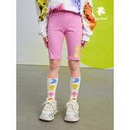 ABpocoblush原創(chuàng  )設計騎行打底短褲女童緊身彈力褲戶(hù)外運動(dòng)夏季褲子 櫻花粉_現貨直發(fā) 110 cm