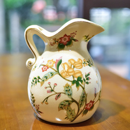 力湖花瓶擺件歐式美式客廳插花陶瓷餐桌家居復(fù)古仿真花干花裝飾感 碩果累累