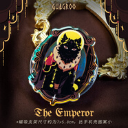 咕豆Guagroo The Emperor原創(chuàng)磁吸手機(jī)殼iphone16情侶暗黑磨砂蘋果15P 國王TheEmperor磁吸支架(magsafe iPhone16pro