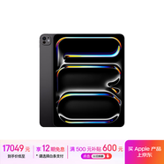 Apple/蘋(píng)果 iPad Pro 13英寸 M4芯片 2024年新款平板電腦(1TB eSIM版/標準玻璃/MVY63CH/A)深空黑色