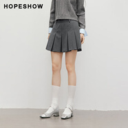 紅袖（hopeshow）休閑褲女裝90125521204 煙灰色 XL