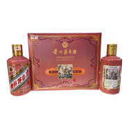 茅臺53度醬香型白酒 茅臺生肖茅臺紀念酒 53度 375mL 2瓶 蛇年生肖茅臺禮盒