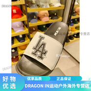 MLB歐尼韓代 韓國MLB男女情侶NY拖鞋經(jīng)典運動休閑百搭涼拖潮LA 白色3ALPCMM4N-07IVS/代購 39