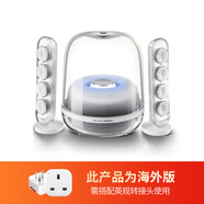 哈曼卡頓（Harman/Kardon）水晶4代 桌面藍(lán)牙音箱 家庭影院音響 電視電腦音箱 禮物音響 2.1聲道架構(gòu) 140W超強功率 Soundsticks4白色