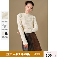 獨(dú)束大碼女裝24秋冬新款肌理感蕾絲打底衫微胖mm時(shí)尚百搭顯瘦小衫 云朵白 3XL (尺碼：5)