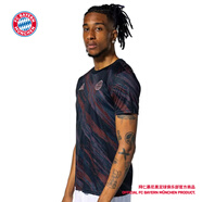 FC BAYERN慕尼黑足球俱樂(lè)部【同款】丨黑色25-26客場(chǎng)賽前熱身短袖 黑色 XL