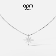APM Monaco[楊紫同款]六芒星項鏈女生設計感生日禮物時尚飾品送女友生日禮物 baby六芒星項鏈