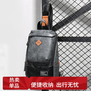 稻草人男士隨身旅行休閑單肩斜挎包手機(jī)背包騎行時(shí)尚胸包通勤掛包大容量