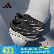 阿迪達(dá)斯 （adidas）跑步鞋女鞋 LIGHTBLAZE 穩(wěn)定緩震回彈運(yùn)動(dòng)休閑鞋「流光跑鞋」 JH6959/黑色/金屬銀/深灰 36 (220mm)
