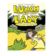 英文原版 Lunch Lady 食堂阿姨 系列9本 熱血爆笑幽默漫畫(huà) 食堂阿姨4：夏令營(yíng)勒索