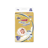 大王（GOO.N）日本大王光羽紙尿褲NBSML透氣拉拉褲LXLXXL碼天使嬰兒尿不濕 【2包優(yōu)惠】光羽腰貼褲 nb120p