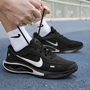 耐克（NIKE）男鞋復(fù)古跑鞋2025新款夏季時(shí)尚潮流運(yùn)動(dòng)鞋舒適耐磨輕便復(fù)古跑步鞋 黑曜疾行-001/JOURNEY RUN 44