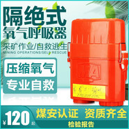 自救器礦用ZYX45煤礦用隔絕式壓縮氧氣呼吸器ZYX60煤安認證過(guò)檢查 恒泰MA認ZYX120分鐘