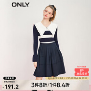 ONLY時(shí)尚潮流海軍風(fēng)尖領(lǐng)收腰短款連衣裙女|123107032 E39 天空隊(duì)長(zhǎng)SKY CAPTAIN M (165) 84A